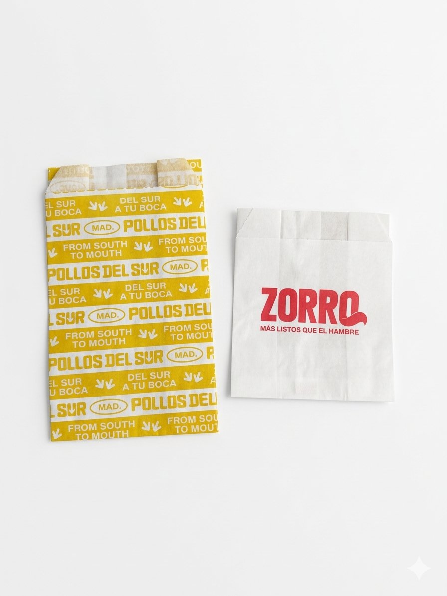 Bolsa fritos personalizada